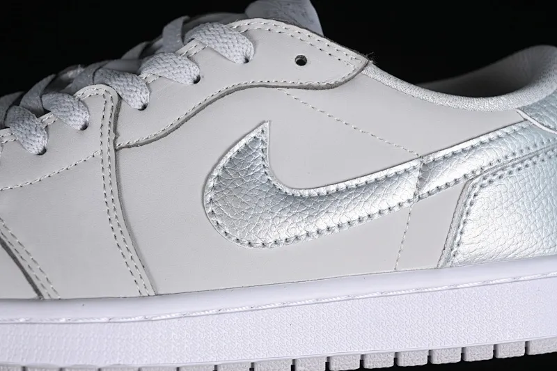All categories Air Jordan Jordan series basketball shoes Air Jordan 1 Low Z version Air Jordan 1 Low AJ1 Joe 1 gray silver low-top cultural casual sneakers CZ0790-002